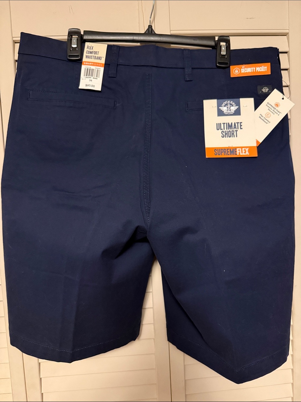 Dockers Navy Flat-Front Men's Shorts - Ultimate Short